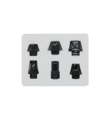 Drip tips 510 Black 6pcs/Pack