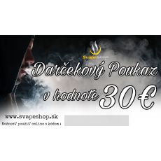 Darčekový Poukaz v hodnote 30€